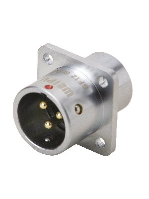 Deltron - DELMSF1213/P3I - Panel-mount plug 3P IP 67, DELMSF1213/P3I, Deltron