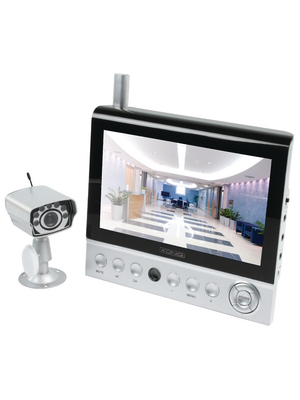 Koenig - SEC-TRANS30 - Wireless camera system with 7" LCD monitor silver, SEC-TRANS30, K?nig