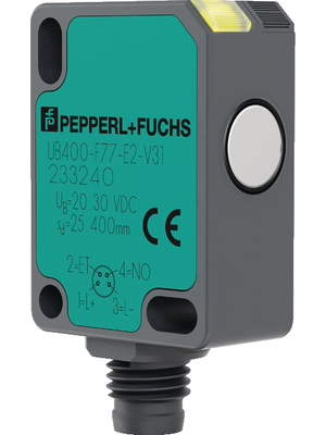 Pepperl+Fuchs - UBE800-F77-SE2-V31 - Ultrasonic Direct Detection Sensor, UBE800-F77-SE2-V31, Pepperl+Fuchs