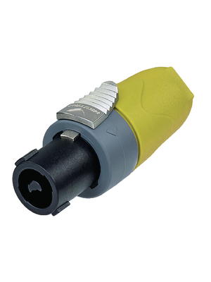 Neutrik - NL4FX-4 - Cable socket, Speakon yellow 4P, NL4FX-4, Neutrik