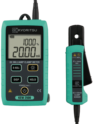 Kyoritsu - KEW 2500 +CAL - Current clamp meter 20 mA / 100 mA, KEW 2500 +CAL, Kyoritsu
