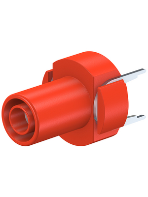 Staeubli Electrical Connectors - XELA-4 BLACK - PCB Safety socket ? 4 mm black CAT III N/A, XELA-4 BLACK, St?ubli Electrical Connectors