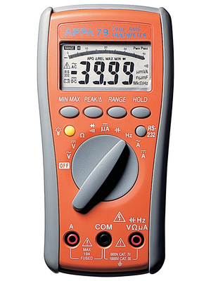 Appa - APPA 79 - Multimeter digital TRMS AC 4000 digits 750 VAC 1000 VDC 10 ADC, APPA 79, Appa
