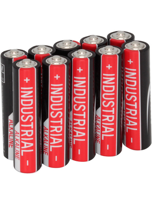 Ansmann - ALKALINE INDUSTRIAL 10AAA BOX - Primary battery 1.5 V LR03/AAA Pack of 10 pieces, ALKALINE INDUSTRIAL 10AAA BOX, Ansmann