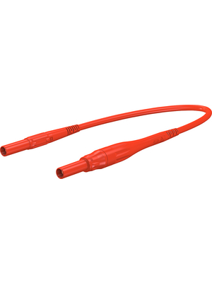 Staeubli Electrical Connectors - XSMF-419 200CM RED - Fused laboratory cable ? 4 mm red 200 cm 1 mm2 CAT IV, XSMF-419 200CM RED, St?ubli Electrical Connectors