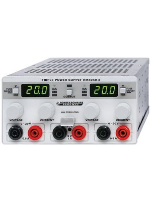 Rohde & Schwarz - HM8040-3 - Laboratory power supply Outputs=3 40 W, HM8040-3, Rohde & Schwarz