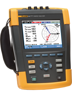 Fluke - FLUKE 434-II/BASIC - Power Quality Analyzer 1000 VAC 6000 AAC, FLUKE 434-II/BASIC, Fluke