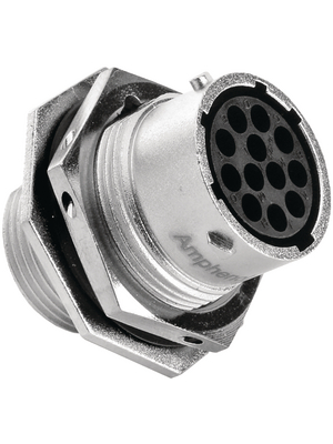 Amphenol - RT0714-12SNH - Jam nut receptacle RT360 Poles=12 N/A Female Housing size14, RT0714-12SNH, Amphenol
