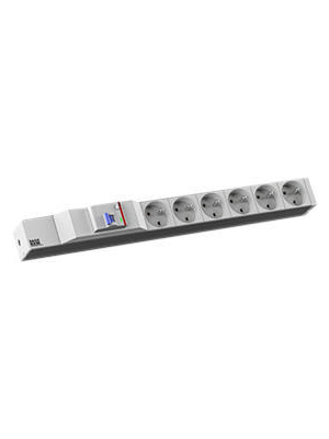 Bachmann - 333.4065 - Power distribution unit, 1 Switch / Fuse, 6xType E, 2.0 m, 333.4065, Bachmann