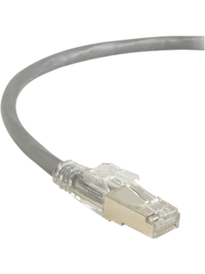 Black Box - C6PC60S-GY-07M5 - GigaTrue? 3 Lockable Patch Cable, CAT6,  7.5 m, grey, C6PC60S-GY-07M5, Black Box