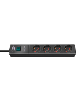 Brennenstuhl - 1150615114 - Power strip, Surge Protection, 4xIT, 2 m, Italian plug, 1150615114, Brennenstuhl