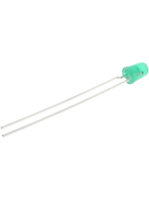 Broadcom - HLMP-1640 - LED with resistor green 3 mm (T1) 5 V, HLMP-1640, Broadcom