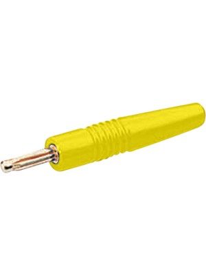 Bschel - 001 10100 160017 - Laboratory plug ? 2 mm yellow N/A, 001 10100 160017, Bschel