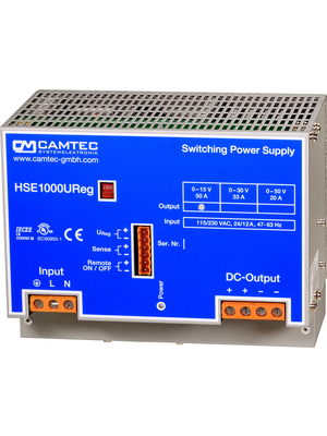 Camtec - HSEUREG10001.15T - Laboratory Power Supply 1 Ch. 15 VDC 50 A, Programmable, HSEUREG10001.15T, Camtec