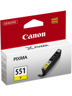 Canon Inc - 6511B001 - Ink cartridge CLI-551Y yellow, 6511B001, Canon Inc