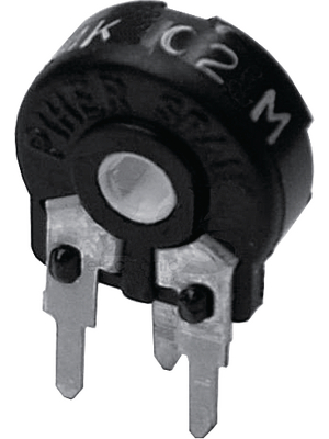 Piher - PT10GH01504A2020EP07 - Trimmer Carbon 500 kOhm linear 0.15 W, PT10GH01504A2020EP07, Piher