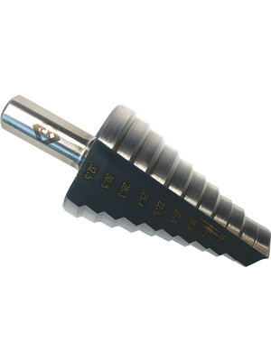 C.K Tools - T3012 - Step drill 12.5-12.7-15.2-16.2-18.6-20.4-22.5-25.4-28.3-30.5-32.5mm, T3012, C.K Tools