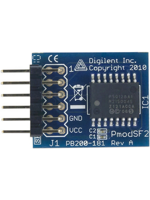 Digilent - 410-181 - PmodSF2, Module, SPI, 410-181, Digilent