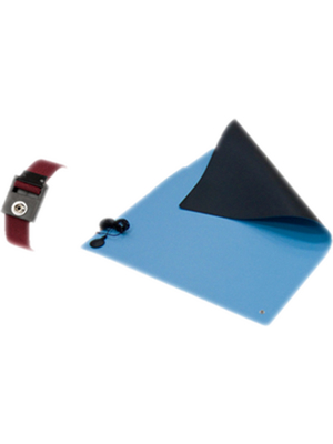 Eurostat - BORDSMATTA BL 90X60MM + KIT 1 - Table mat 90 x 60 cm blue F (CEE 7/4), BORDSMATTA BL 90X60MM + KIT 1, Eurostat