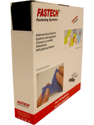 Fastech - B50-SK-ETN32CB25 - Self-adhesive hook fasteners black 25.0 m x50 mm, B50-SK-ETN32CB25, Fastech