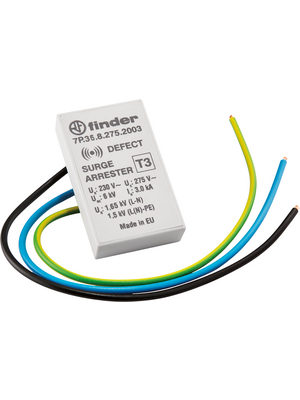 Finder - 7P.36.8.275.2003 - Surge arrester, Type 3, 3 kA, 7P.36.8.275.2003, Finder