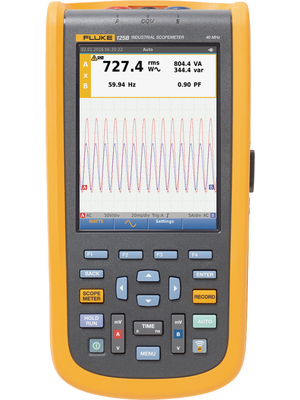 Fluke - FLUKE-125B/EU +CAL - Handheld Oscilloscope ScopeMeter 2x40 MHz 0.025 GS/s, FLUKE-125B/EU +CAL, Fluke