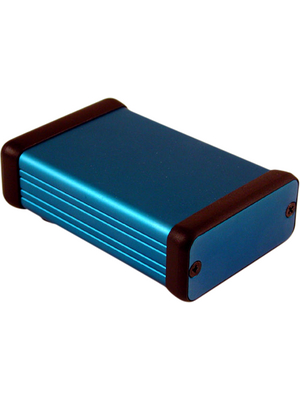 Hammond - 1455C801BU - Metal enclosure, blue, 54 x 80 x 23 mm, Aluminium, 1455C801BU, Hammond