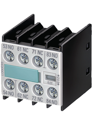 Siemens - 3RH19111FA40 - Auxiliary switch 4 NO - 1.2 kW, 3RH19111FA40, Siemens