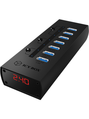 ICY BOX - IB-AC6702 - Hub,USB 3.0,7x, IB-AC6702, ICY BOX