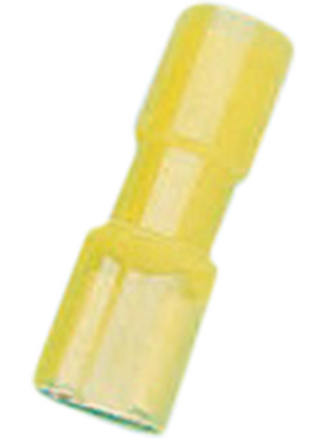 K.S.Terminals - FDFNYD5-250 - Blade receptacle yellow 6.3 x 0.8 mm, FDFNYD5-250, K.S.Terminals