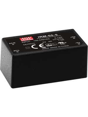 Mean Well - IRM-05-15 - Switching power supply 4.95 W 1 output, IRM-05-15, Mean Well