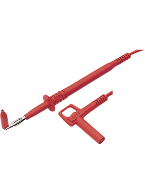Staeubli Electrical Connectors - XPS-482/4 RED - Safety test lead 1 m red, XPS-482/4 RED, St?ubli Electrical Connectors
