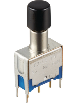 NKK - DB2511B - Push-button switch, on-(on), 1P, DB2511B, NKK