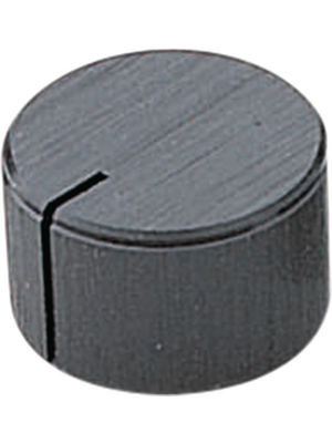 Chia Shin Knobs - KNOB CS-23B 22MM - Instrument knob black anodised 22 mm, KNOB CS-23B 22MM, Chia Shin Knobs