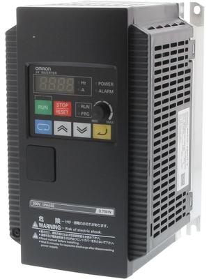 Omron Industrial Automation - 3G3JX-A4007-EF - Frequency converter JX 0.75 kW, 380...480 VAC 3-phase, 3G3JX-A4007-EF, Omron Industrial Automation