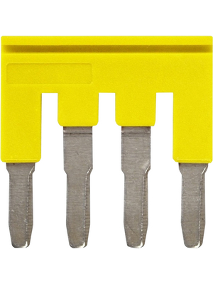 Omron Industrial Automation - XW5S-P4.0-4YL - Short bar N/A 29.2 x 3.0 x 23 mm yellow XW5S, XW5S-P4.0-4YL, Omron Industrial Automation