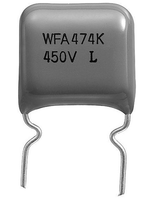 Panasonic Automotive & Industrial Systems - ECWF2W474JAQ - Capacitor, radial 470 nF 5% 450 VDC, ECWF2W474JAQ, Panasonic Automotive & Industrial Systems