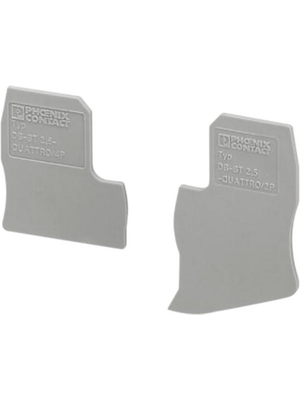 Phoenix Contact - DS-ST 2,5/2P - Cover segment 72 x 1 x 36.5 mm grey, DS-ST 2,5/2P, Phoenix Contact