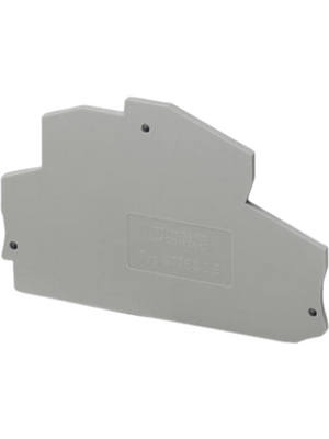 Phoenix Contact - D-STTBS 2,5 - End plate, grey, D-STTBS 2,5, Phoenix Contact