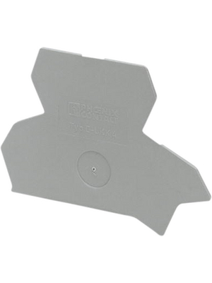 Phoenix Contact - D-UKK 4 - End plate, grey, D-UKK 4, Phoenix Contact