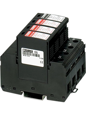 Phoenix Contact - VAL-MS-T1/T2 335/12.5/3+1 - Lightning/Surge Arrester 80 A, VAL-MS-T1/T2 335/12.5/3+1, Phoenix Contact