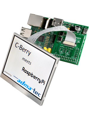 Raspberry Pi - C-BERRY - 3.5" TFT display, RASP C-BERRY, -, Raspberry Pi, C-BERRY, Raspberry Pi