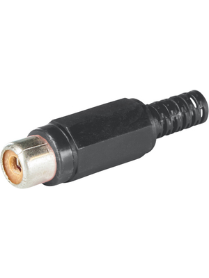 RND Connect - RND 205-00579 - RCA connectorFemale black, RND 205-00579, RND Connect