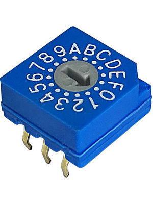 RND Components - RND 210-00088 - PCB coding switch HEX 3+3, RND 210-00088, RND Components