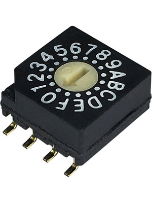RND Components - RND 210-00098 - PCB coding switch HEX 4+1, RND 210-00098, RND Components