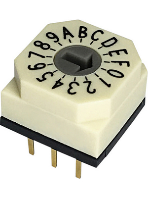 RND Components - RND 210-00108 - PCB coding switch HEX 3+2, RND 210-00108, RND Components