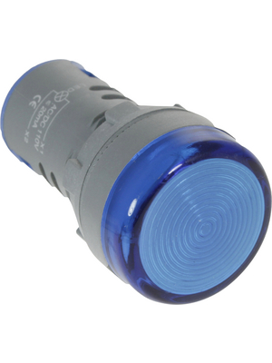 RND Components - RND 210-00048 - 22 mm Panel Indicator blue 24 V, RND 210-00048, RND Components