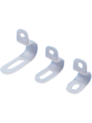 RND Cable - RND 475-00467 - Cable Clamp natural 4.8 ~ 6.4 mm Nylon 66 (UL 94 V-2), RND 475-00467, RND Cable