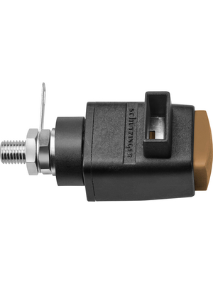 Schtzinger - SDK 5230 / BR - Quick-release terminal ? 4 mm brown, SDK 5230 / BR, Schtzinger