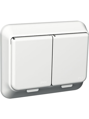 Schneider Electric - DERAY-HANDY-BOX 3/16"""" BLAU"" - Socket, Flush mounted 82 x 100 x 25 mm 16 A 2P + E With Shutters white, DERAY-HANDY-BOX 3/16"""" BLAU"", Schneider Electric